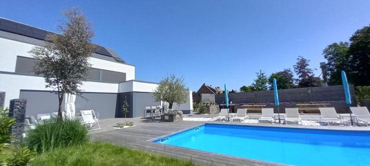 Villa Blue Garden B&B Vlaamse Ardennen Nabij Pairi Daiza Geraardsbergen Ngoại thất bức ảnh